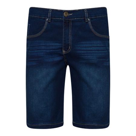 Imagem de Shorts Jeans Lisa Masculina - Azul Escuro