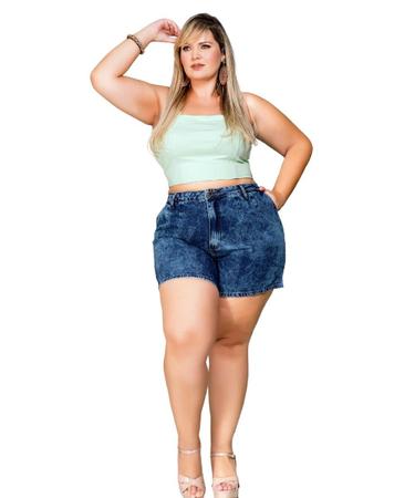 Imagem de Shorts Plus Size Baggy Com Pence 46 ao 54 - Razon - 1181