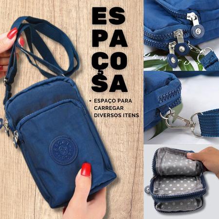 Imagem de Shoulder Bag Mini Bolsa Tiracolo Pochete Necessaire Unissex Academia Dia a Dia