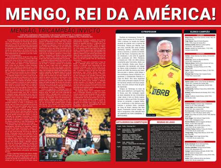 Imagem de Show de Bola Magazine SuperPôster - Flamengo Tricampeão da Libertadores