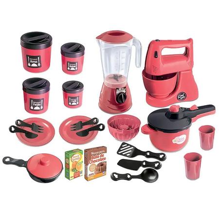 Kit Jogo de Cozinha Estampado Galinha Masterchef 11 Peças - Branco e Preto, Magalu Empresas