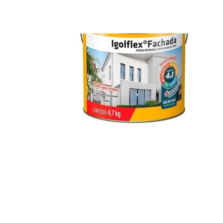 Imagem de Sika Igolflex Fachada Branco   4,7Kg       Lata  561381