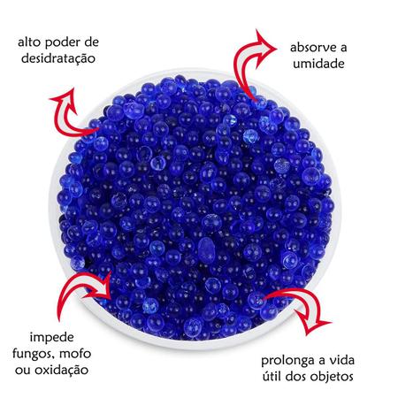 Imagem de Sílica Gel Azul 4-8 Mm Dessecante Granel Anti Mofo E Umidade