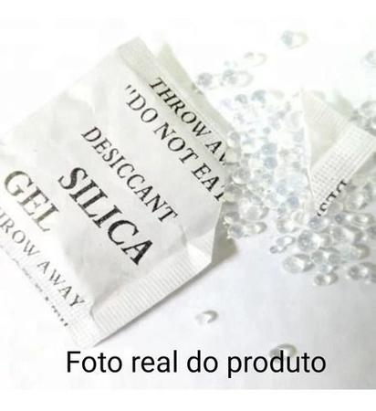 Imagem de Sílica gel Granulada Antimofo antiumidade Antiembaçante desumidificador sachê 100 pacotes 1g