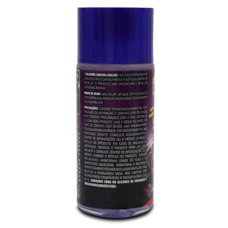 Imagem de Silicone Líquido Perfumado Luxcar Lavanda 100ml Brilho Proteção UV para Plástico Borracha e Inox