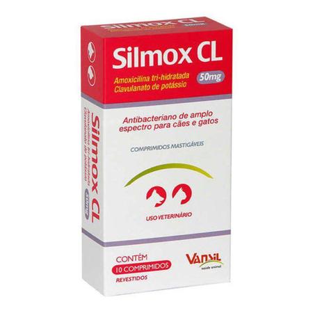 Imagem de Silmox Cl Antibacteriano Vansil - 50mg