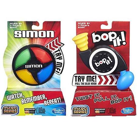 Imagem de Simon Micro Series Game + Bop It Micro Series Game  Pacote de 2 Jogos