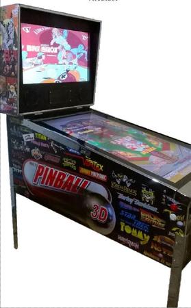 Simulador De Pinball 4k 3d 650 Jogos Adesivado - PDL Games