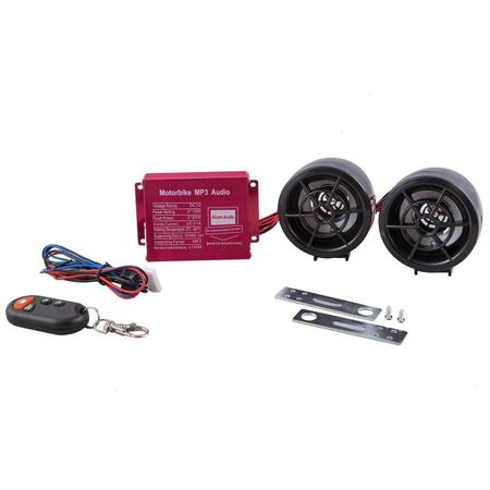 Sistema De Alarme Remoto Para Motocicletas Rádio Mp3 Fm - Bivena Imagem de Sistema De Alarme Remoto Para Motocicletas Rádio Mp3 Fm