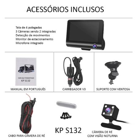Sistema De Monitoramento DVR Automotivo Com Gravação Full HD.