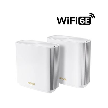 Imagem de Sistema WiFi ASUS ZenWiFi Whole-Home Tri-Band Mesh 6E ET8 2PK