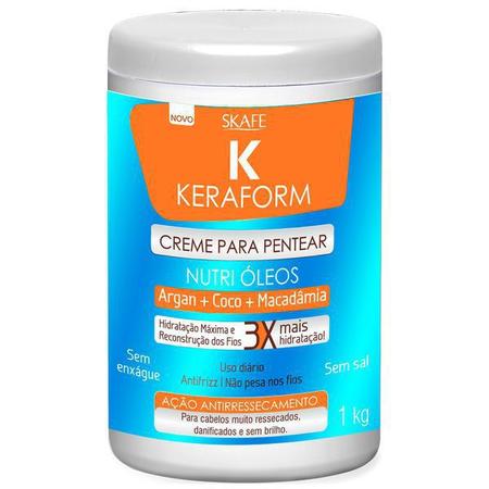 Imagem de Skafe Keraform Creme Para Pentear Nutri Óleos 1kg