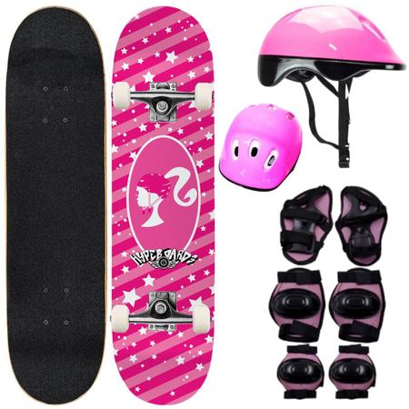 Imagem de Skate Board Infantil Radical Iniciante Menina Feminino