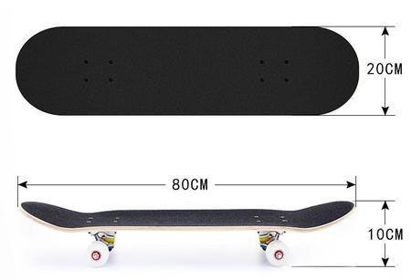 Imagem de Skate Boarding Street Vertical Com Lixa 80x20cm 