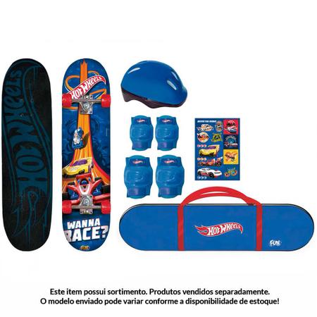 Skate Infantil Com Kit Proteção - 99 Toysfaça