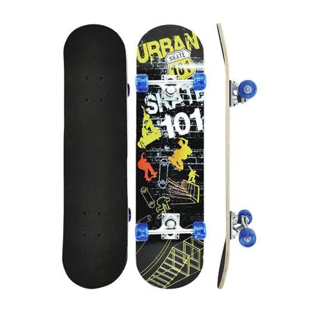 Skate Com Shape Em Madeira 80 Cm Urban - DM BRASIL - DM Toys