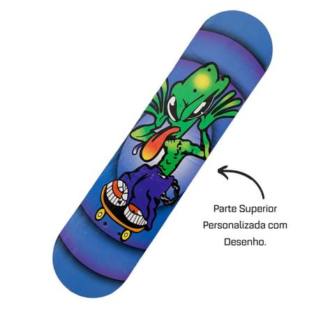 Skate Cruiser Infantil montado iniciante desenhado Alien - Empório