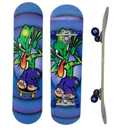 Skate Cruiser Infantil montado iniciante desenhado Alien - Empório