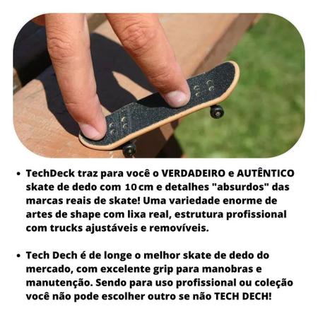 Skate de dedo Finger X-Treme Sport Here Rodas Vermelhas - Branco/Vermelho -  Home