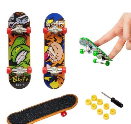 Skate De Dedo C/lixa Fingerboard +pcs Brinquedo barato - Ark Toys