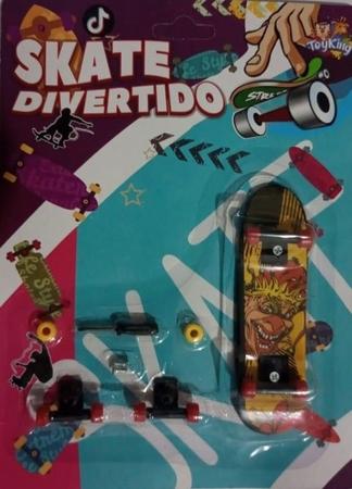 Kit Skate de Dedo - 9 cm - Extremo e Radical - 4 Skates - Sortido - Toyng