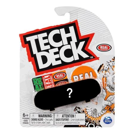 Skate de Dedo c/ 96mm Tech Deck Real Skateboards Sunny em Promoção