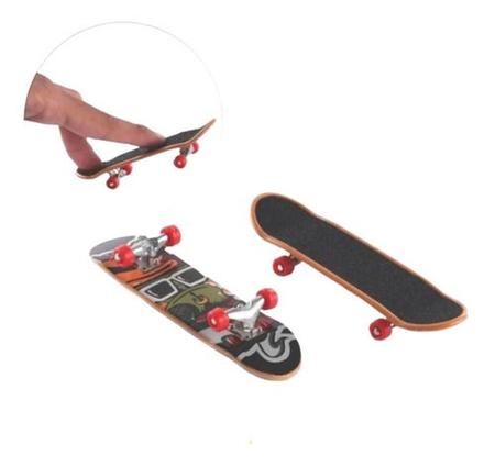 Skate De Dedo Skateboard Promoção C/lixa +pcs Para Brincar