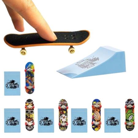 Skate De Dedo Com Rampa Barato Skate Fingerboard Radical Kid