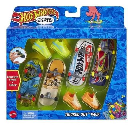 Hot Wheels Skate de Dedo com Tenis HGT46 - Mattel - Patins 4 Rodas Infantil  - Magazine Luiza