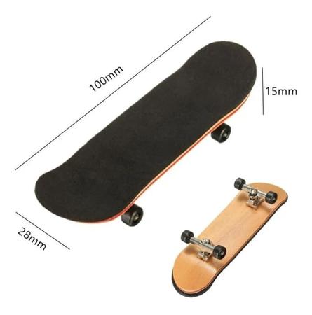 Skate Dedo Profissional Fingerboard De Madeira Brinquedo Top, Magalu  Empresas