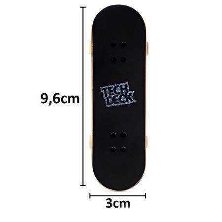 Skate De Dedo Tech Deck Darkroom Laranja E Preto 2890 Sunny