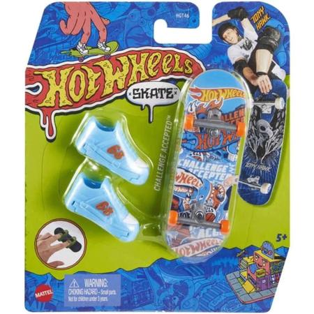 Skate De Dedo Hot Wheels Profissional Tenis Fingerboard