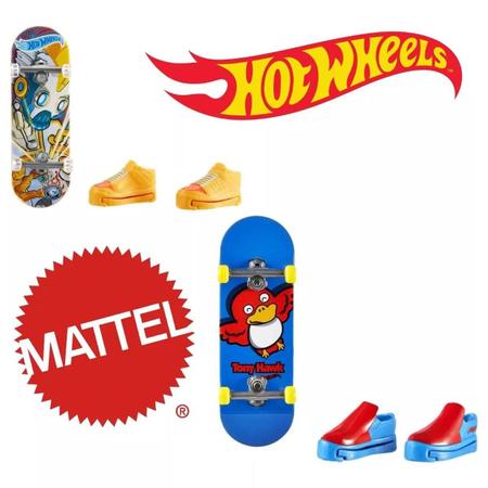 Skate de Dedo + tênis Profissional Sortido Hot wheels Mattel em Promoção na  Americanas