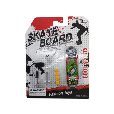 Kit 4 Skate De Dedo Mini Com Lixa Fingerboard Truck - AuShopExpress - Skate  de Dedo - Magazine Luiza