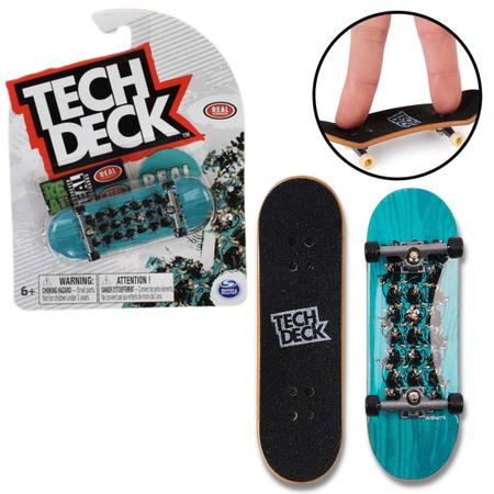 Skate de dedo Tech Deck Primitive Série 10 Branco - Amarelo