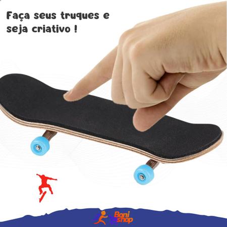 Skate De Dedo Finger Skateboard Dragão Vermelho