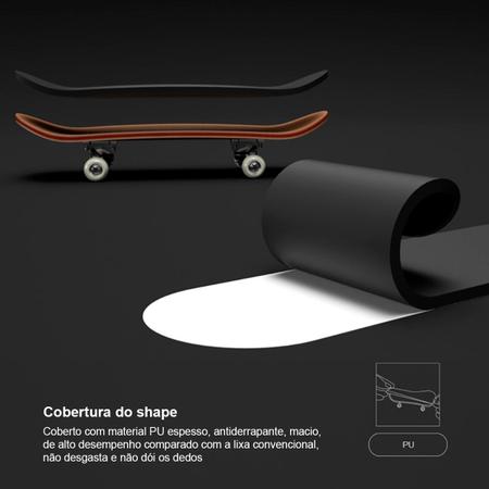 Skate Dedo Profissional De Madeira Com Rolamento Fingerboard