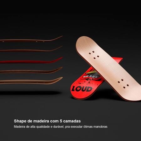 Skate Dedo Profissional Fingerboard De Madeira Brinquedo Top, Magalu  Empresas