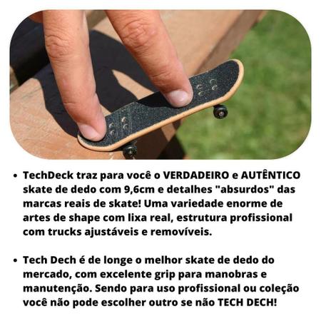 Skates de Dedo Tech Deck - Kit 4 Fingerboards E Acessórios - JP Toys -  Brinquedos e Actions Figures para todas as idades