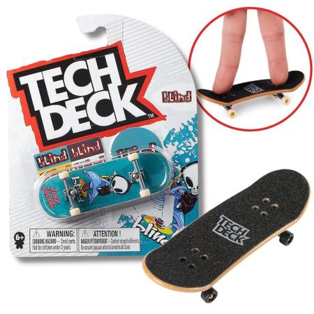 Skate de Dedo 96mm - Blind Azul Skateboard - Tech Deck