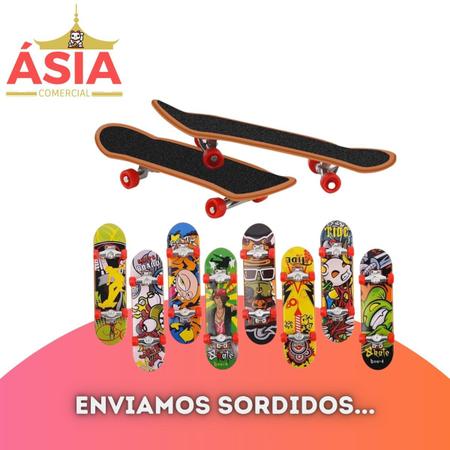 Kit 5 Skates De Dedo Infantil Com 5 Rampas Revenda Atacado