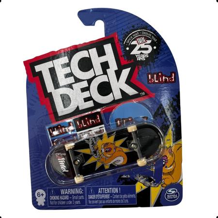 Tech Deck - Skate de Dedo 96MM Sortidos - Sunny - Ideal Presentes