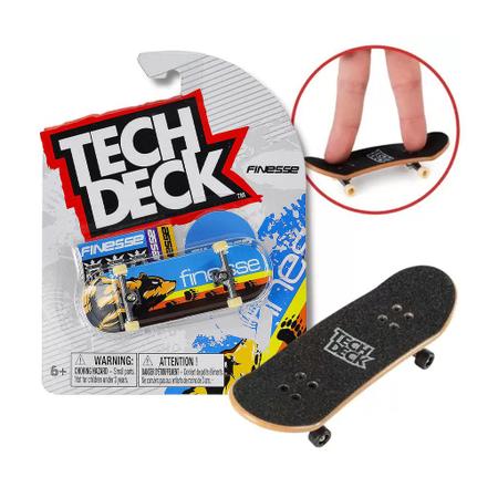 Skate De Dedo - Tech Deck - Finesse Skateboard - Sunny