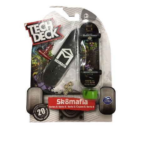 SKATE DE DEDO TECH DECK 96MM FINGERBOARD MULTIKIDS BR263 SORT