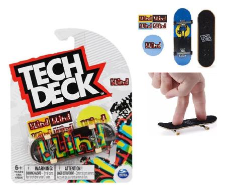 Skate De Dedo Tech Deck Profissional + Adesivos Unidade Sortido - Sunny -  Skate de Dedo - Magazine Luiza