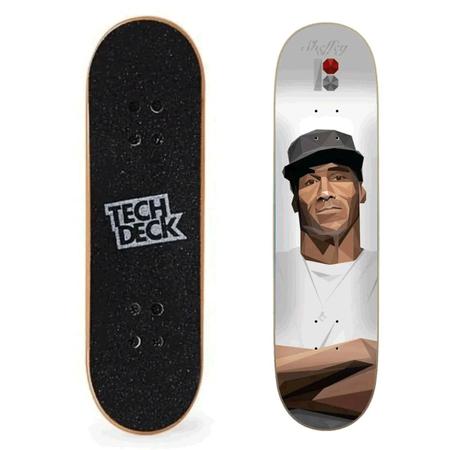 Skate De Dedo Tech Deck Profissional + Adesivos - Sunny