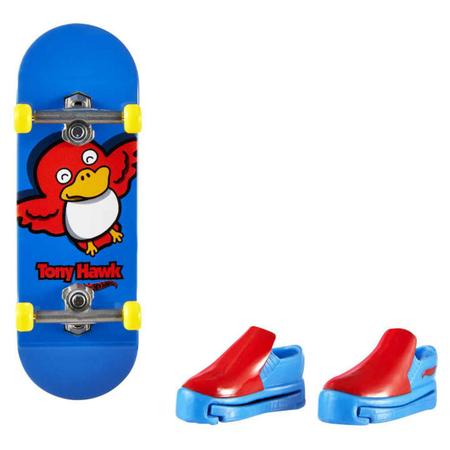 Skate De Dedo + Tênis Profissional Sortido Hot Wheels Mattel