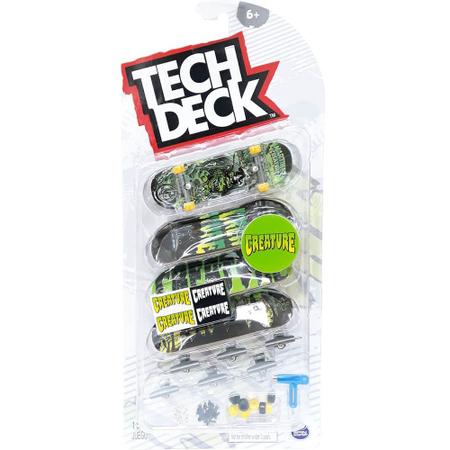 Skate de Dedo - Tech Deck - Ultra DLX - 4 Unidades - Sunny