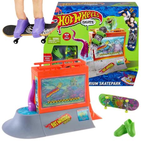 Pista - Skate de Dedo - Hot Wheels - Aquarium Skatepark MATTEL