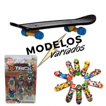 Kit 3 Skates De Dedo Fingerboard - Marca Radical X-trick